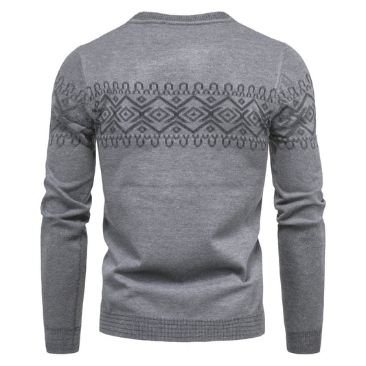 Men's Knitwear Men's Round Neck Long Sleeve Fashion Sweater Base