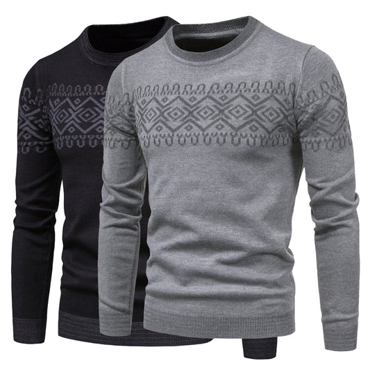Men's Knitwear Men's Round Neck Long Sleeve Fashion Sweater Base