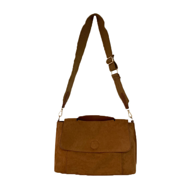 Borse A Tracolla Con Patta In Pelle PU nabuk Per Donna Borsa A Tracolla