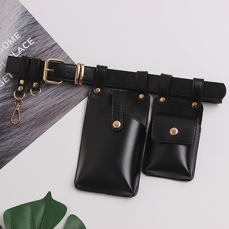 Waist Bag Female Simulation Leather Belt Decorative Skirt Fashion