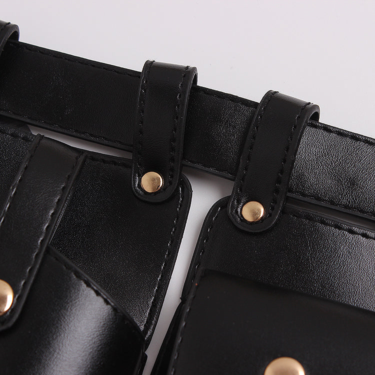 Waist Bag Female Simulation Leather Belt Decorative Skirt Fashion