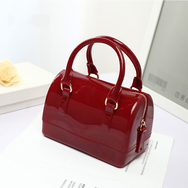 One-shoulder Messenger Portable Candy Transparent Mini Jelly Bag