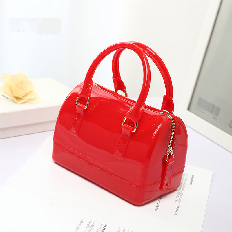 One-shoulder Messenger Portable Candy Transparent Mini Jelly Bag