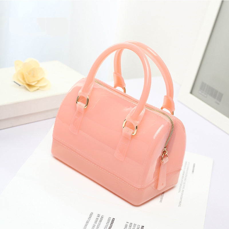 One-shoulder Messenger Portable Candy Transparent Mini Jelly Bag