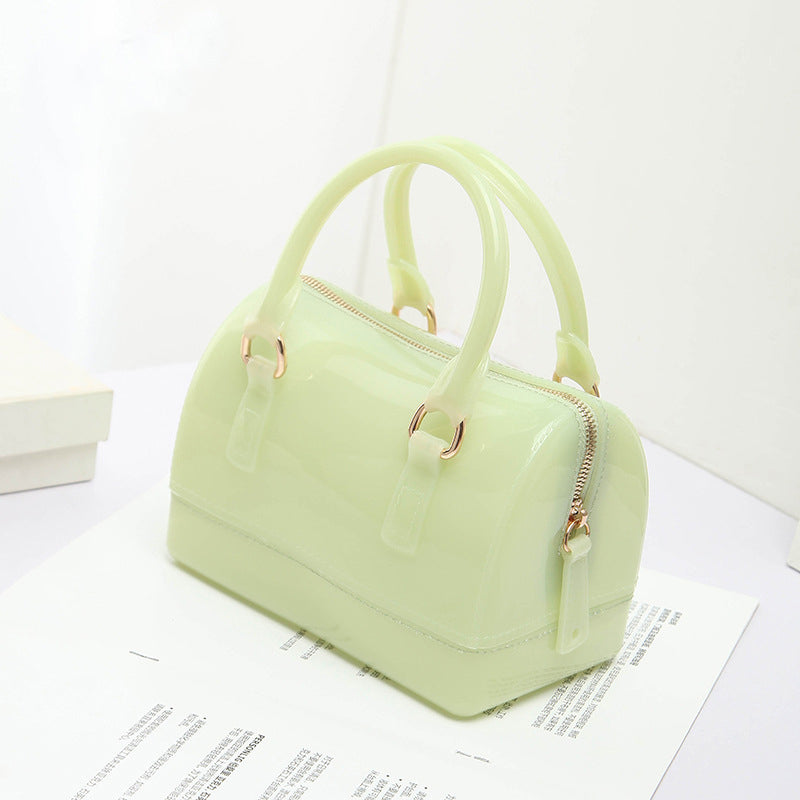 One-shoulder Messenger Portable Candy Transparent Mini Jelly Bag