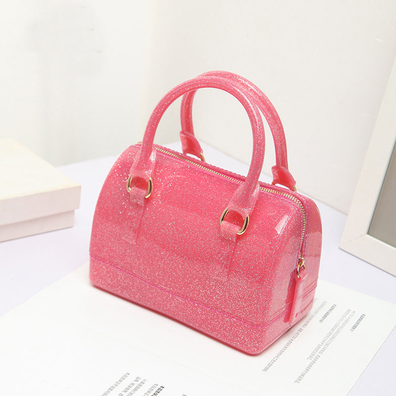 One-shoulder Messenger Portable Candy Transparent Mini Jelly Bag