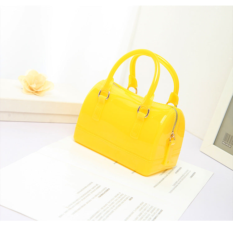 One-shoulder Messenger Portable Candy Transparent Mini Jelly Bag