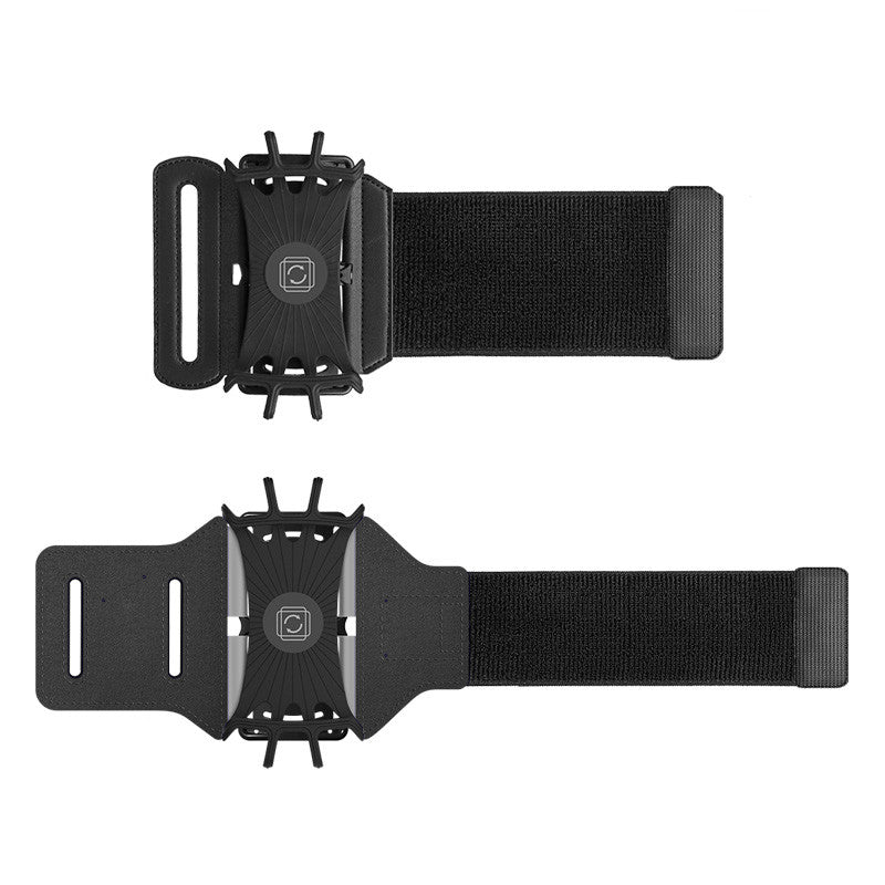 Degrees Adjustable Silicone Phone Holder Case Outdoor Sports Arm Band Strap Rotatable Running Armband