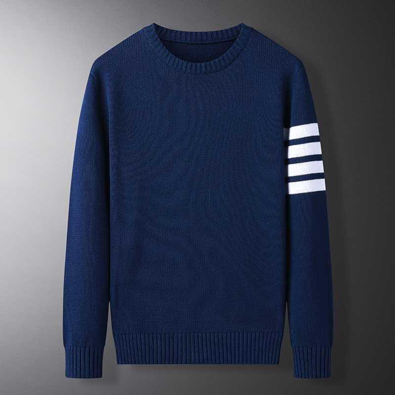 Trendy Casual Round Neck Sweater Knitted Bottoming Shirt