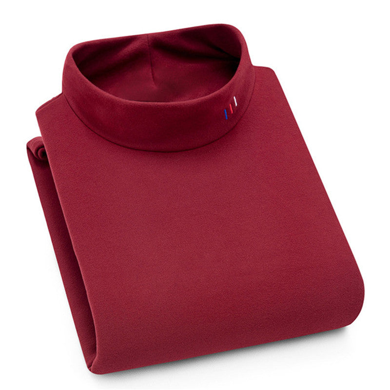 Aoliwen Men Warm Comfortable Long Sleeved Turtleneck Knit