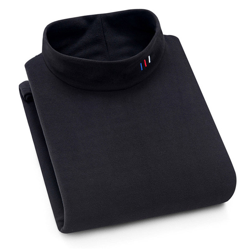 Aoliwen Men Warm Comfortable Long Sleeved Turtleneck Knit