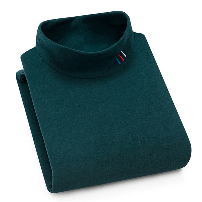 Aoliwen Men Warm Comfortable Long Sleeved Turtleneck Knit