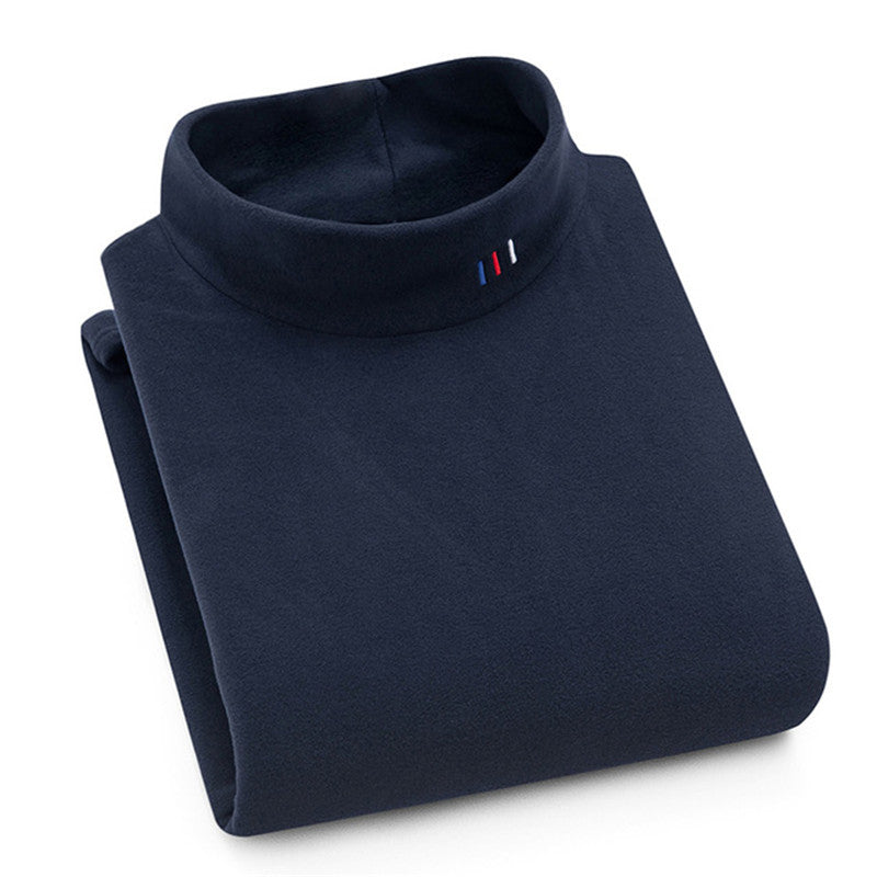 Aoliwen Men Warm Comfortable Long Sleeved Turtleneck Knit