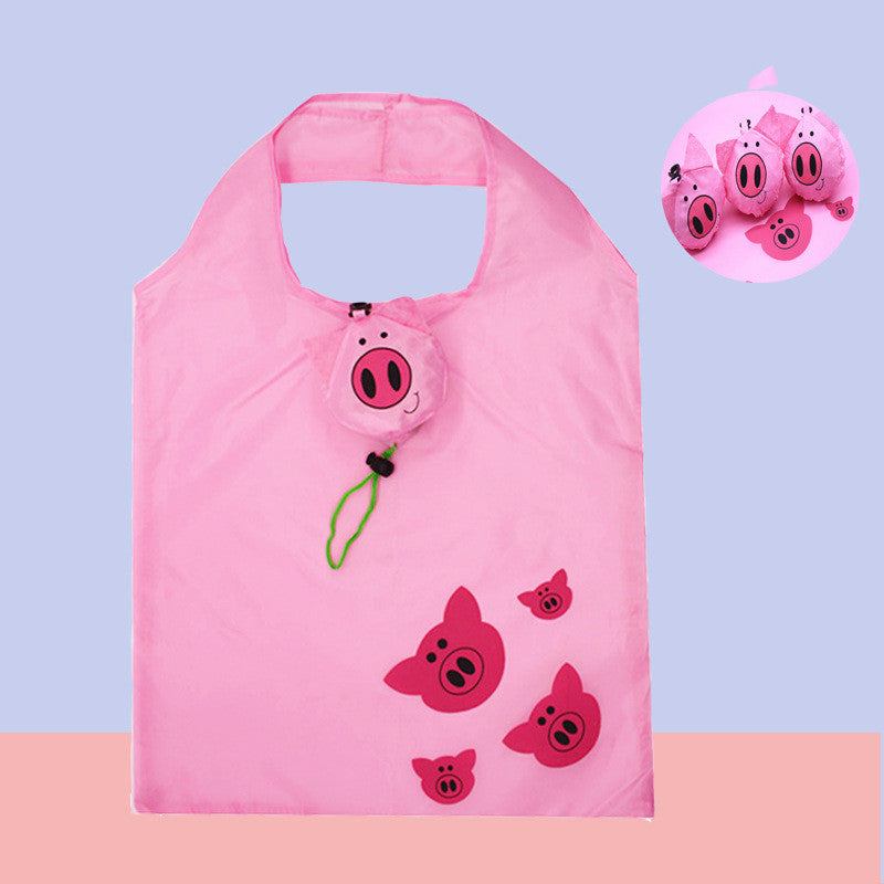 Large Strawberry Folding Shopping Bag Thick Waterproof Environmental Protection Bag