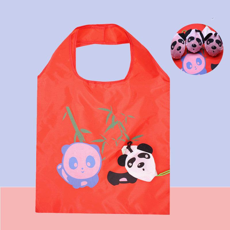 Large Strawberry Folding Shopping Bag Thick Waterproof Environmental Protection Bag