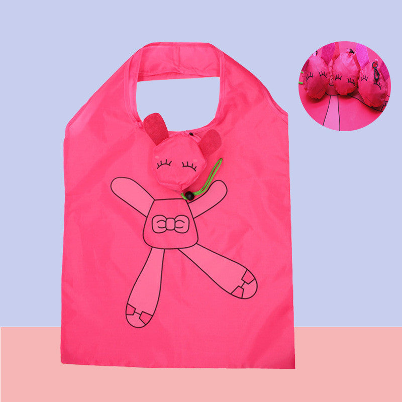 Large Strawberry Folding Shopping Bag Thick Waterproof Environmental Protection Bag