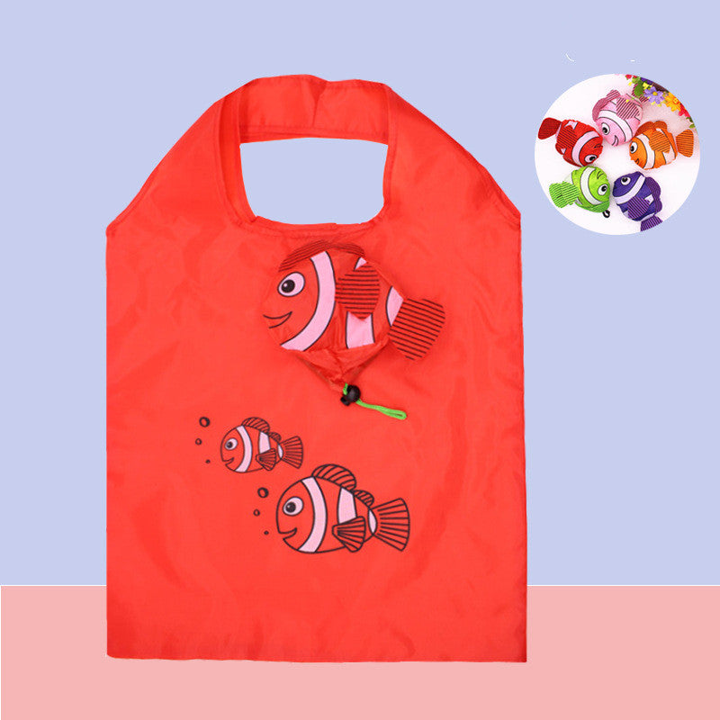 Large Strawberry Folding Shopping Bag Thick Waterproof Environmental Protection Bag