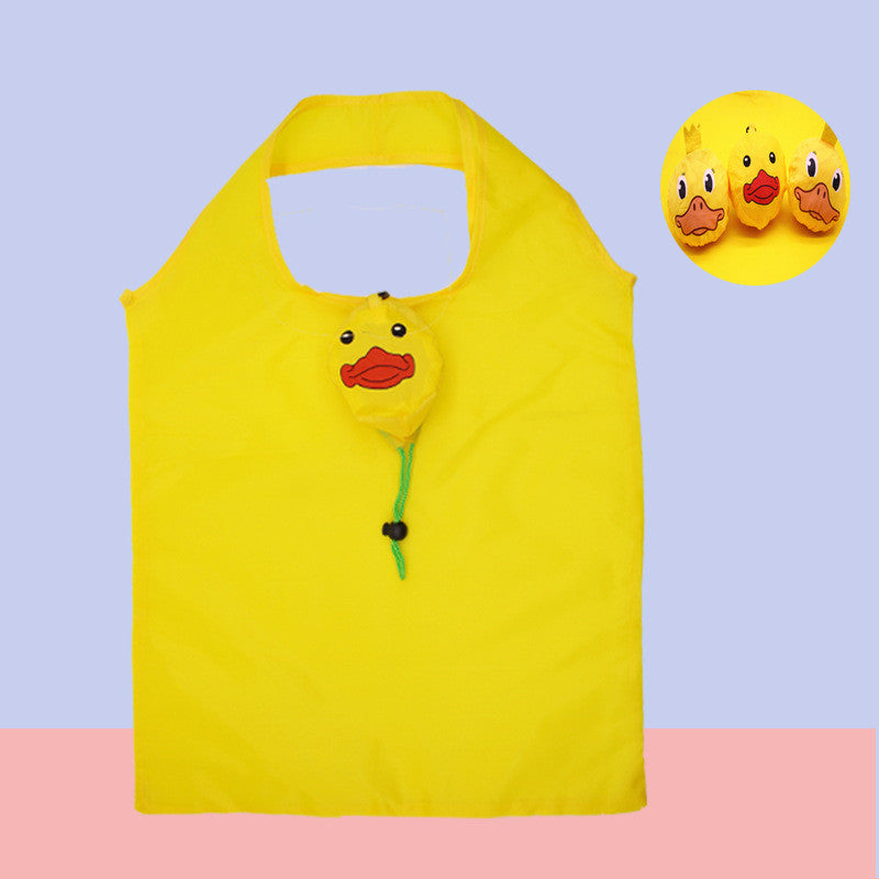 Large Strawberry Folding Shopping Bag Thick Waterproof Environmental Protection Bag