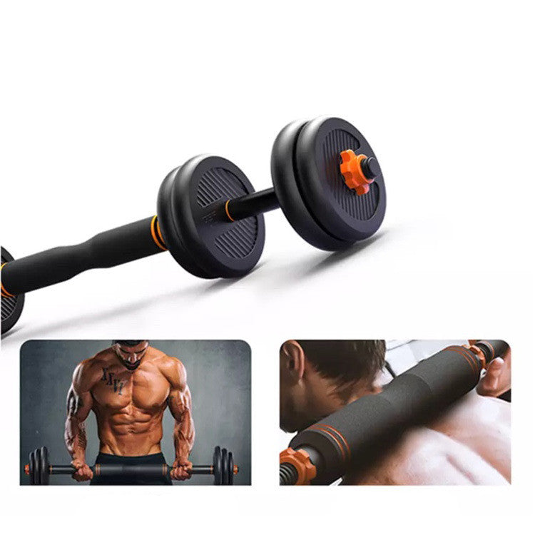 Herre Fitnessudstyr Gummibelagt Håndvægt Hjemmebrug Kettlebell Aftagelig Vægtstang