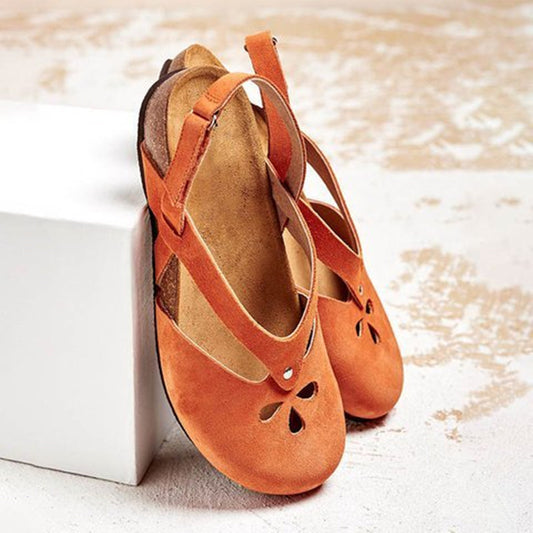 Ladies Casual Roman Style Buckle Sandals