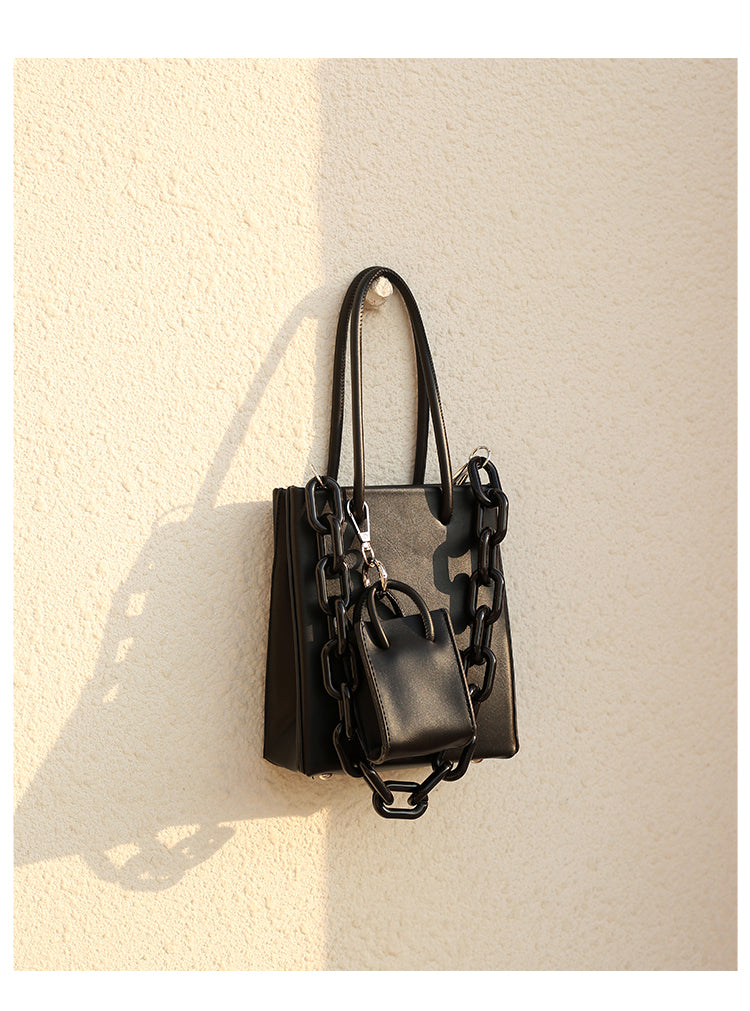 Chain Portable Small Square Bag Female Tote Single Shoulder Messenger