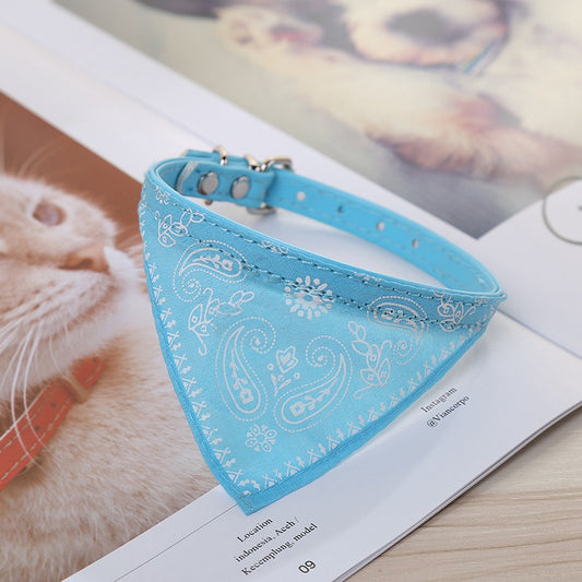 Dog collar Triangle saliva towel