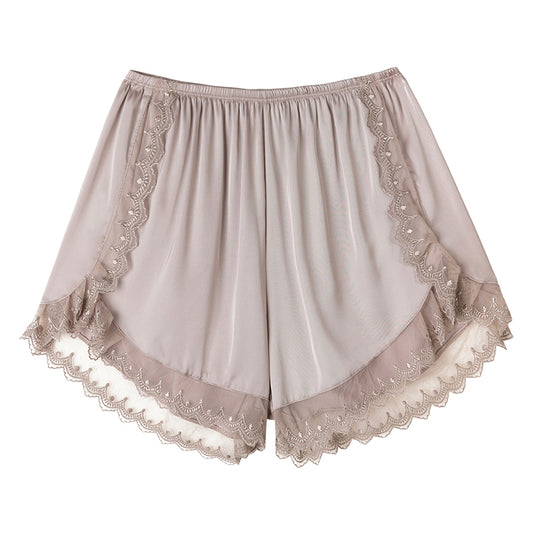 Lace Safety Pants Women Ice Silk Plus Size Leggings