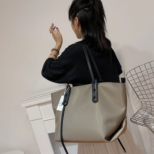 Oxford Cloth Large Capacity Simple Tote Female Shopping Bag