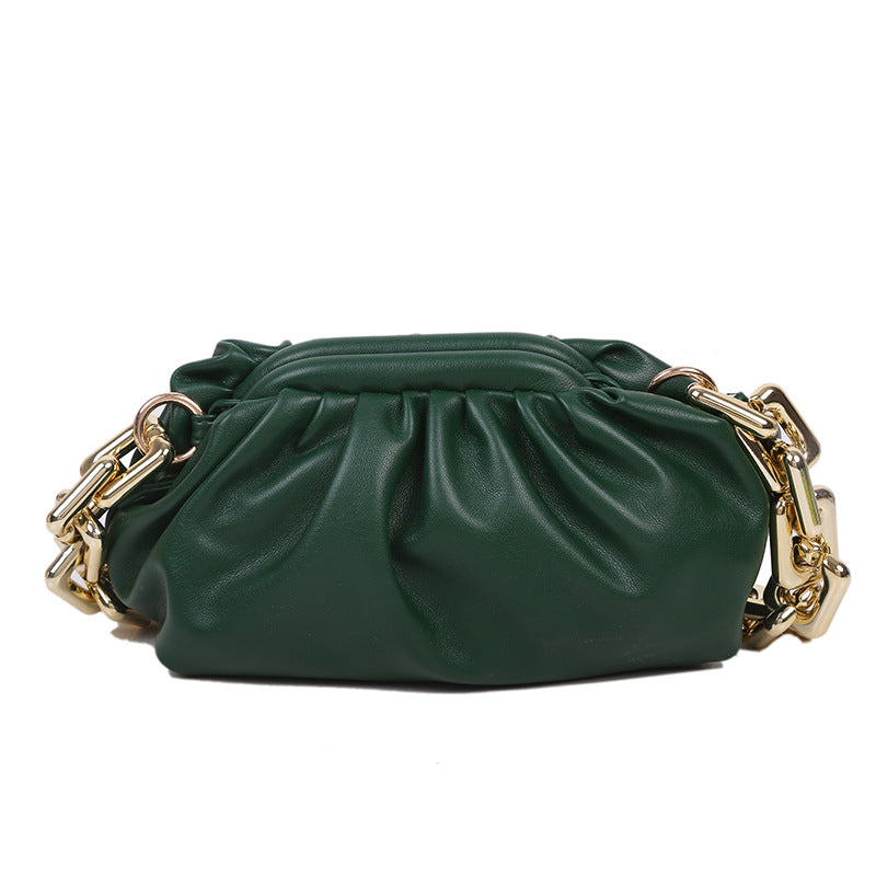 Thick Chain Fold Cloud Bag