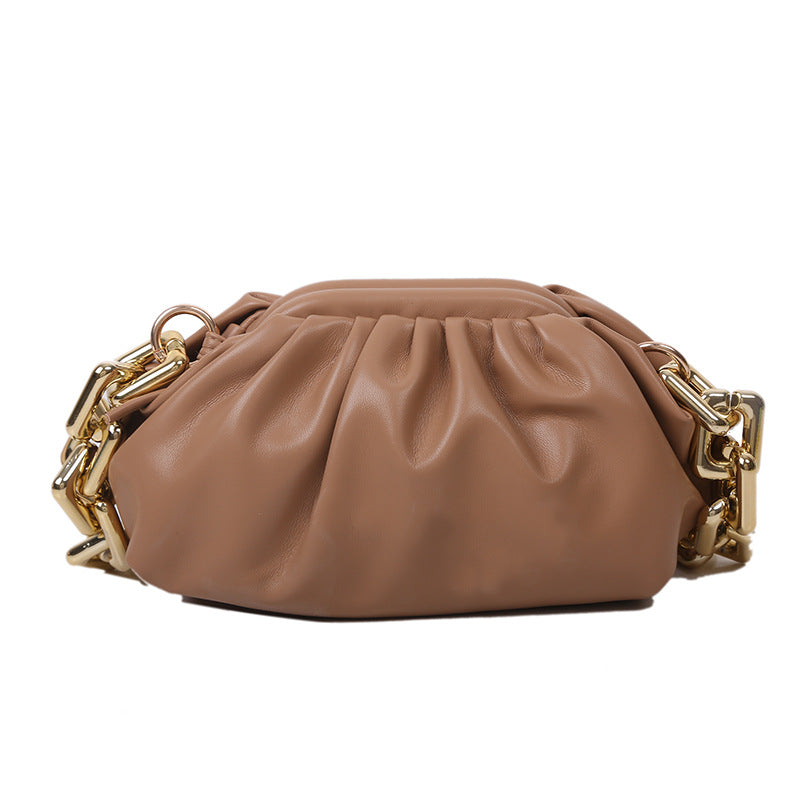 Thick Chain Fold Cloud Bag