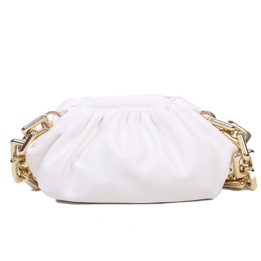 Thick Chain Fold Cloud Bag