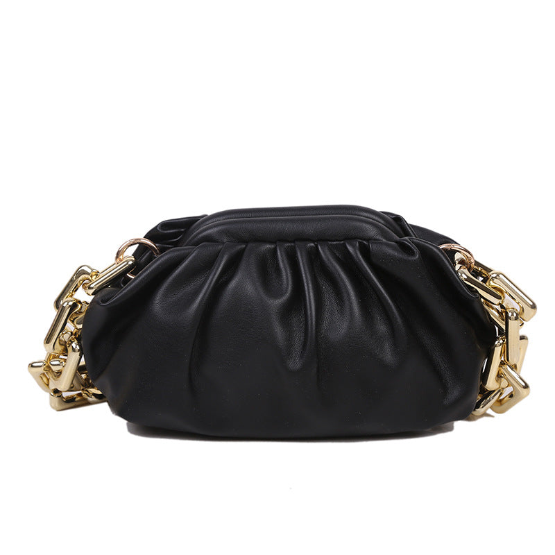 Thick Chain Fold Cloud Bag