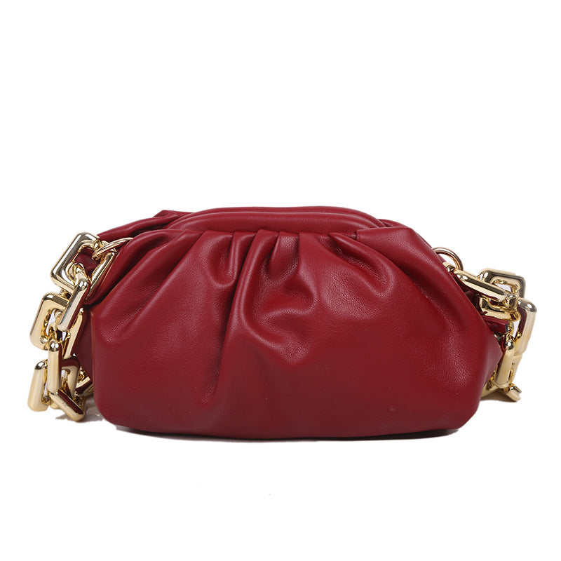 Thick Chain Fold Cloud Bag