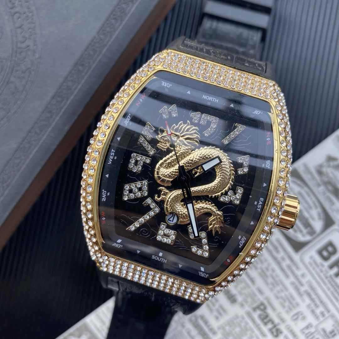 Personalized Dial High-Quality Leather Business Men's Watch
