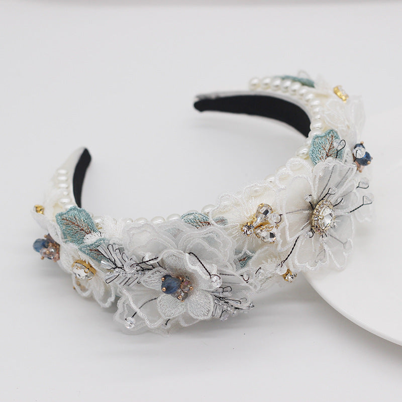 Pearl Lace, Petals, Diamonds, Crystals, Geometric All-Match Women's Prom Hair Accessories