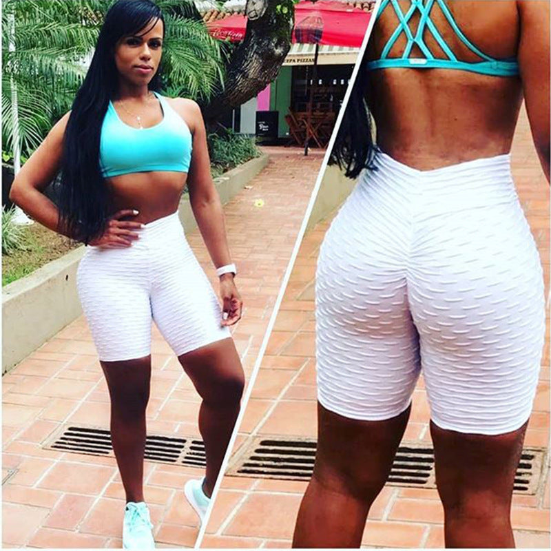 Fashion Jacquard Fluorescent Color Sexy Hip-lifting Sweatpants