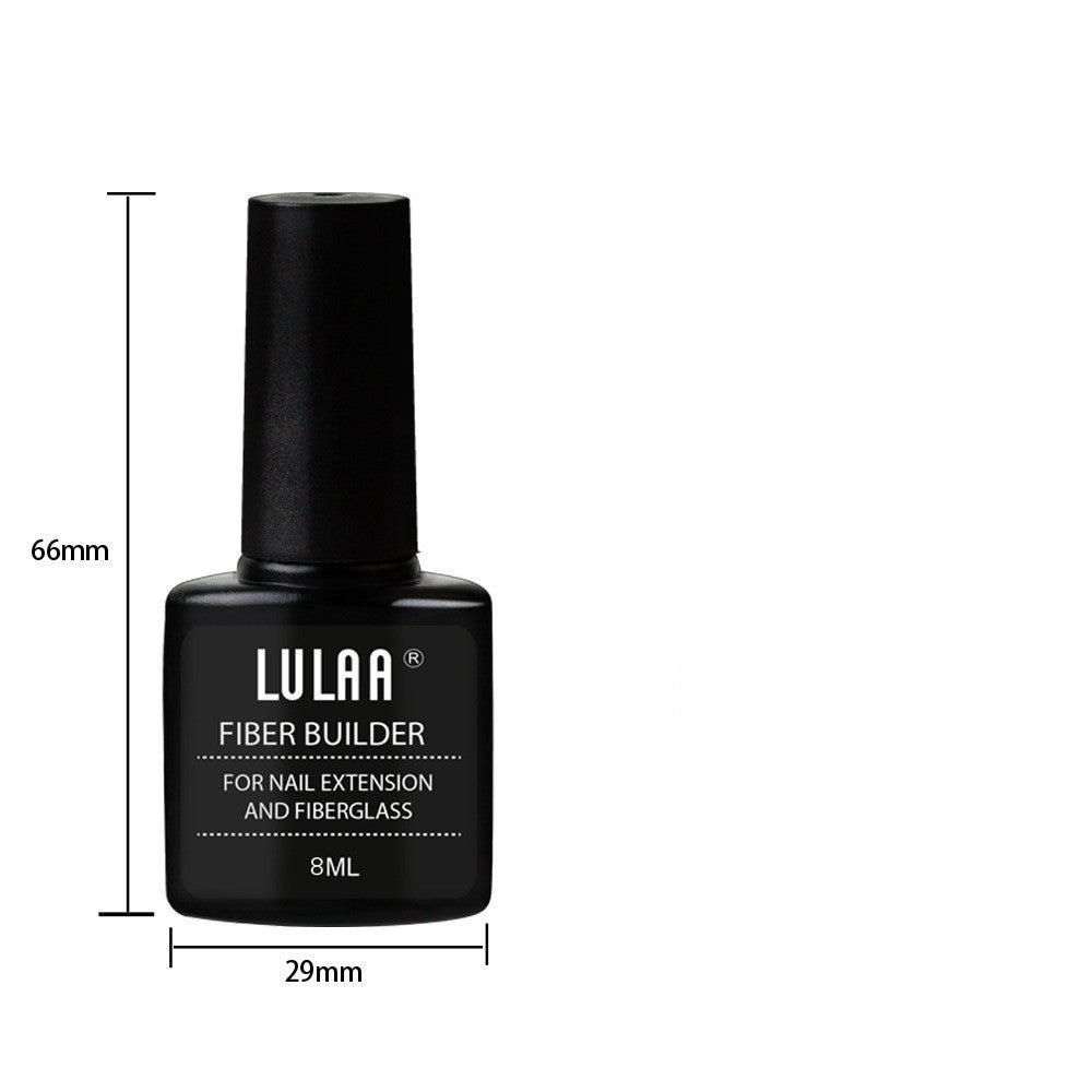 Cross-Border New Style Nail Extension Fiber Sheet False Nail Extension Glue Natural Anti-Cracking Fiber Silk Fiber Silk Paperless Support