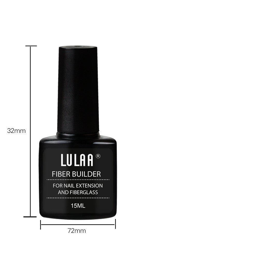 Cross-Border New Style Nail Extension Fiber Sheet False Nail Extension Glue Natural Anti-Cracking Fiber Silk Fiber Silk Paperless Support
