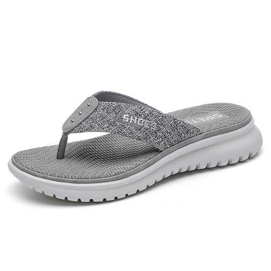 Sandals Women's Simple Flip-Flops Sports Wind Slope With Large Size Slippers