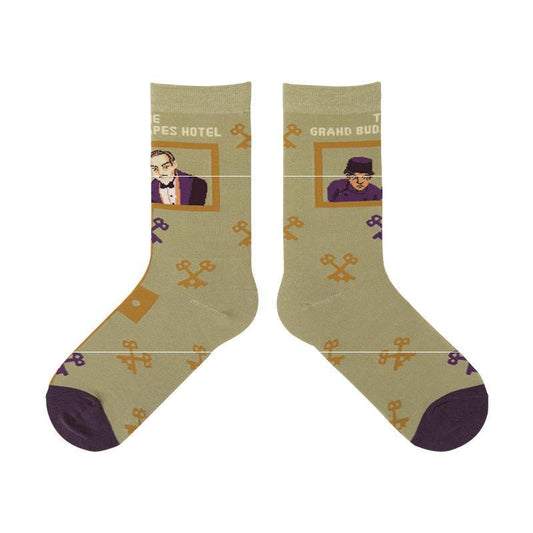 Socks Lady Autumn Winter Budapest Grand Hotel Series