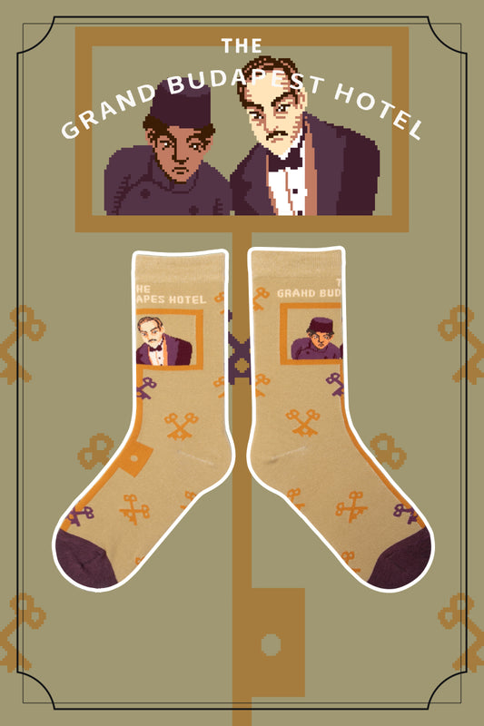 Socks Lady Autumn Winter Budapest Grand Hotel Series