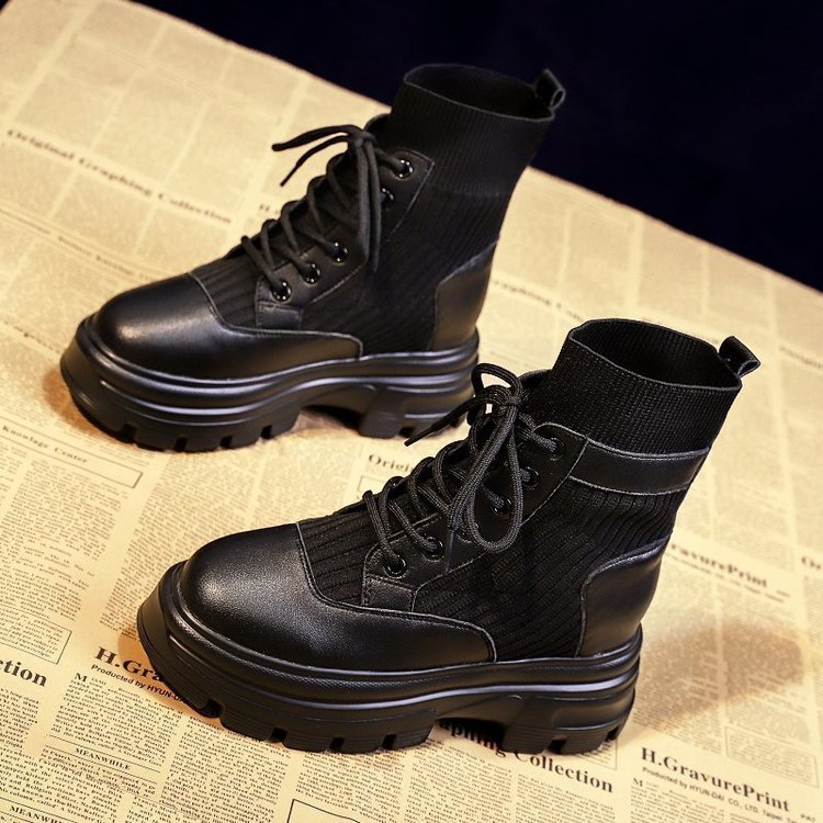 Autumn Shoes Increase Thin And Thin Short Boots