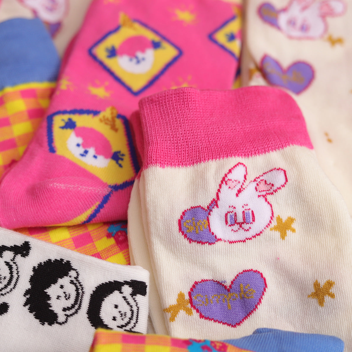 Socks That Can Pilling Japanese Cute Cartoon Socks