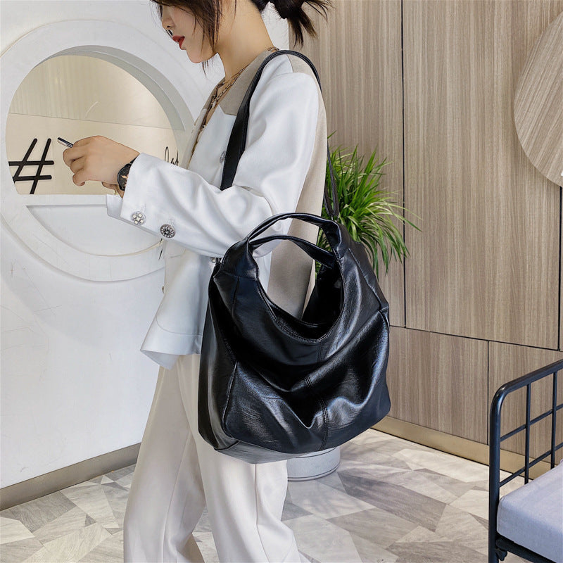 One-Shoulder Lady's Big Bag Handbag Fashion All-Match