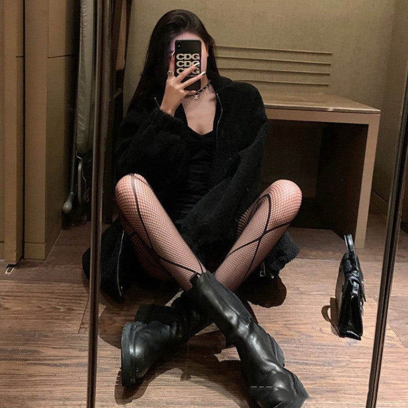 Fishnet Socks Spring And Autumn Models Small Mesh Leggings Women Pantyhose