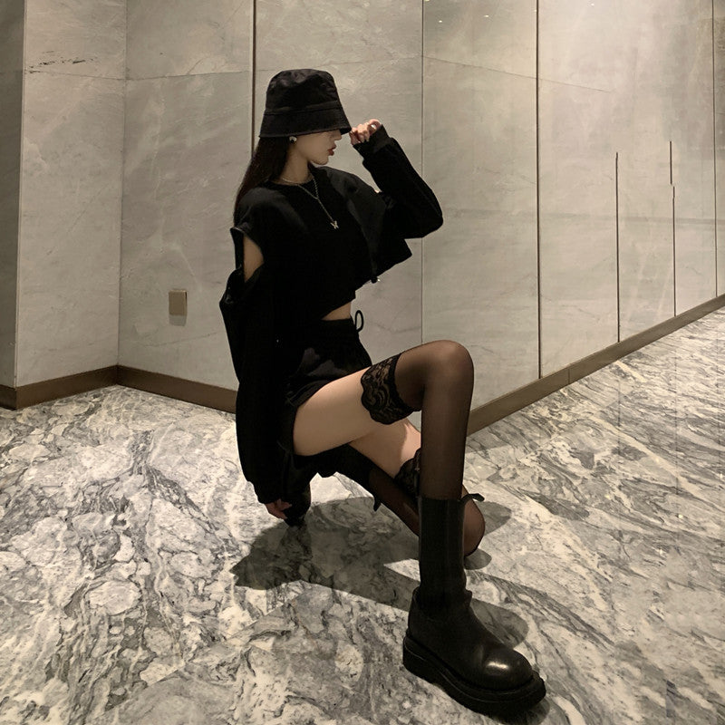 Anti-snagging Over-the-knee Stockings
