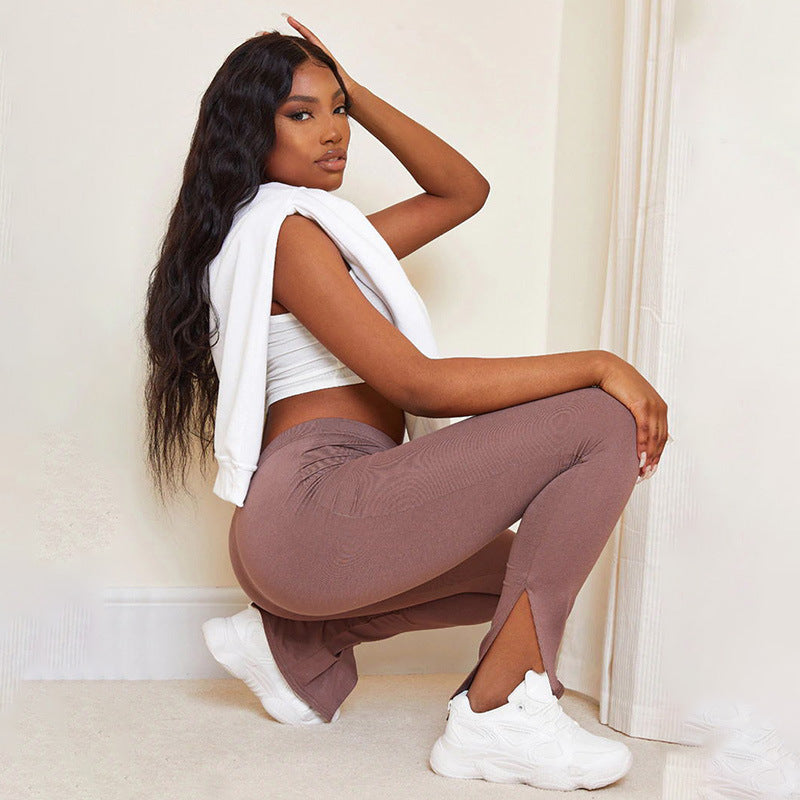 The New Show Thin Tall Waist Trousers Women Running Fitness