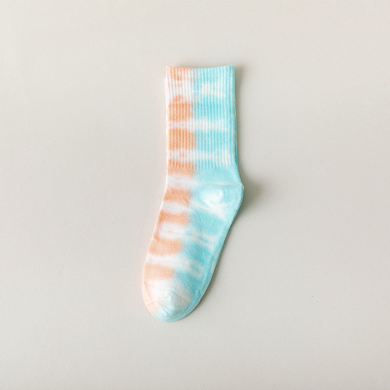 Trendy Socks High-top Color Sports Cotton Socks
