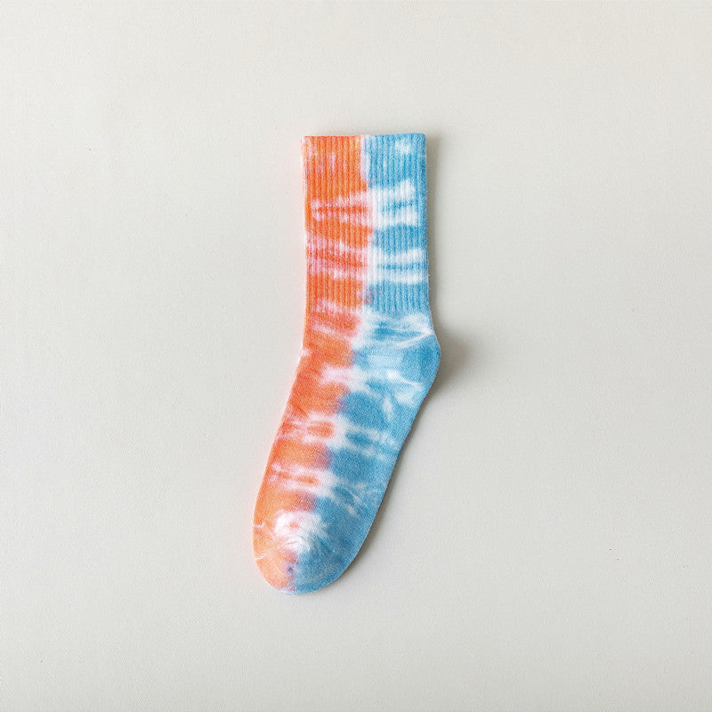 Trendy Socks High-top Color Sports Cotton Socks