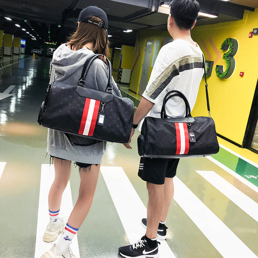 Classic Presbyopic Travel Bag For Men And Women Korean Portable Messenger Luggage Bag